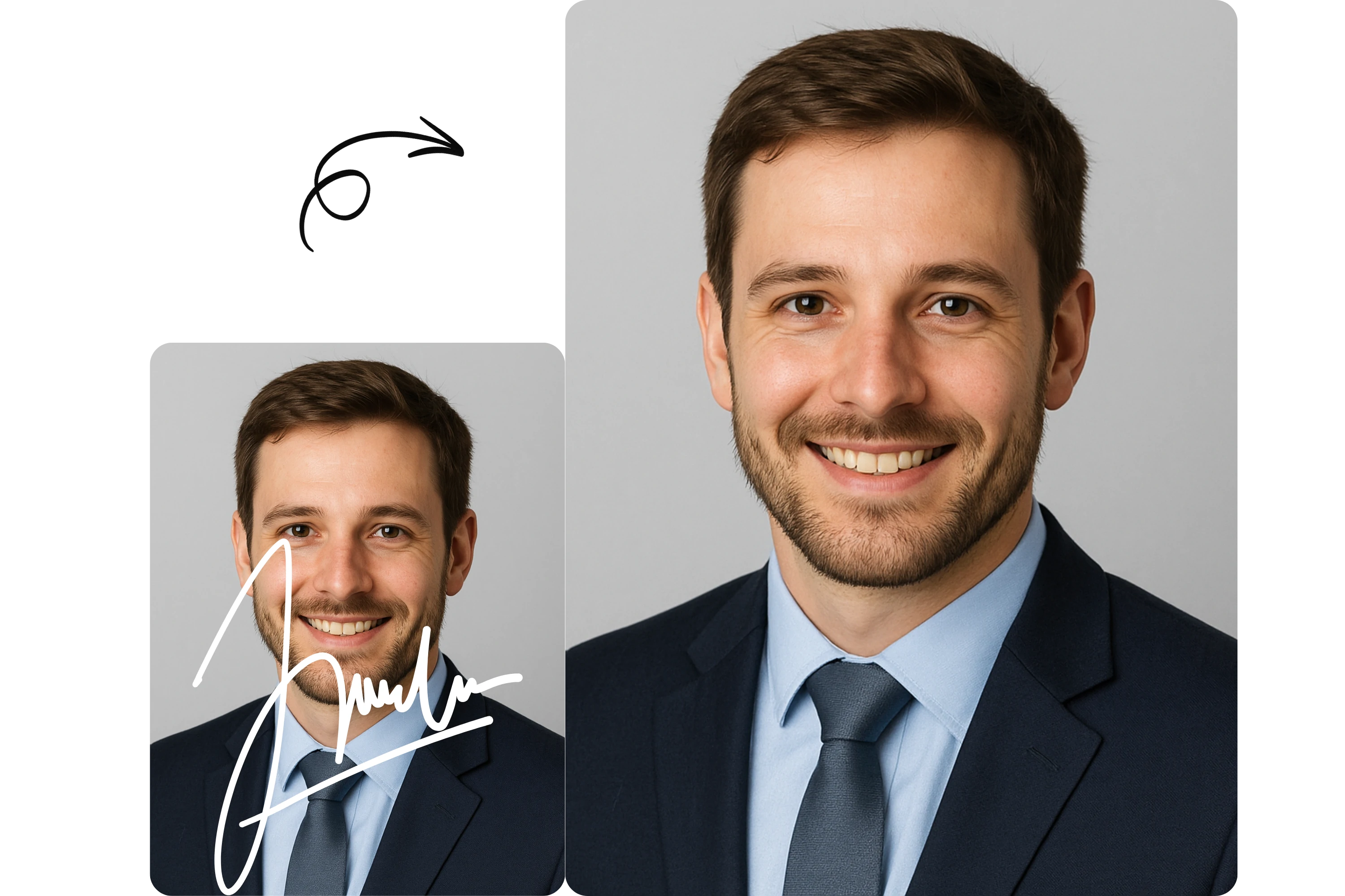 Fix Signature-Stamped Photos
