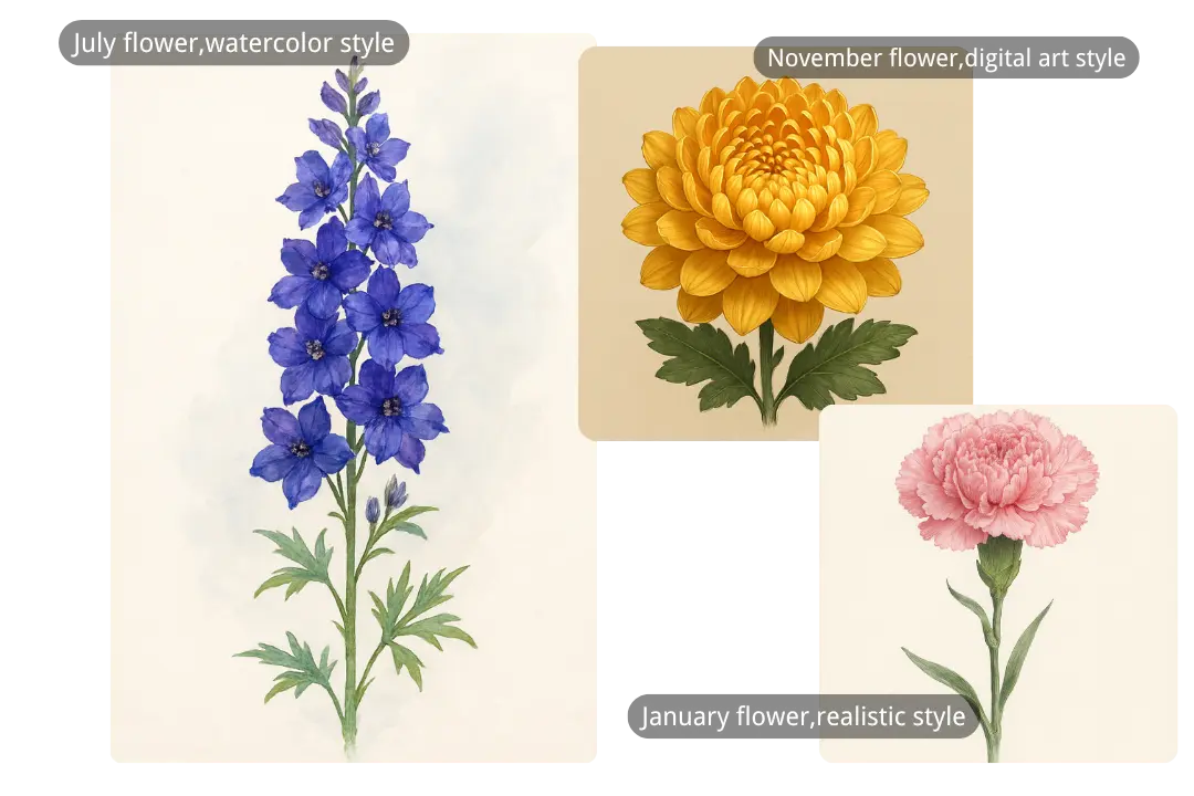 Easy Creation of Birth Flower Bouquets for Family Occasions