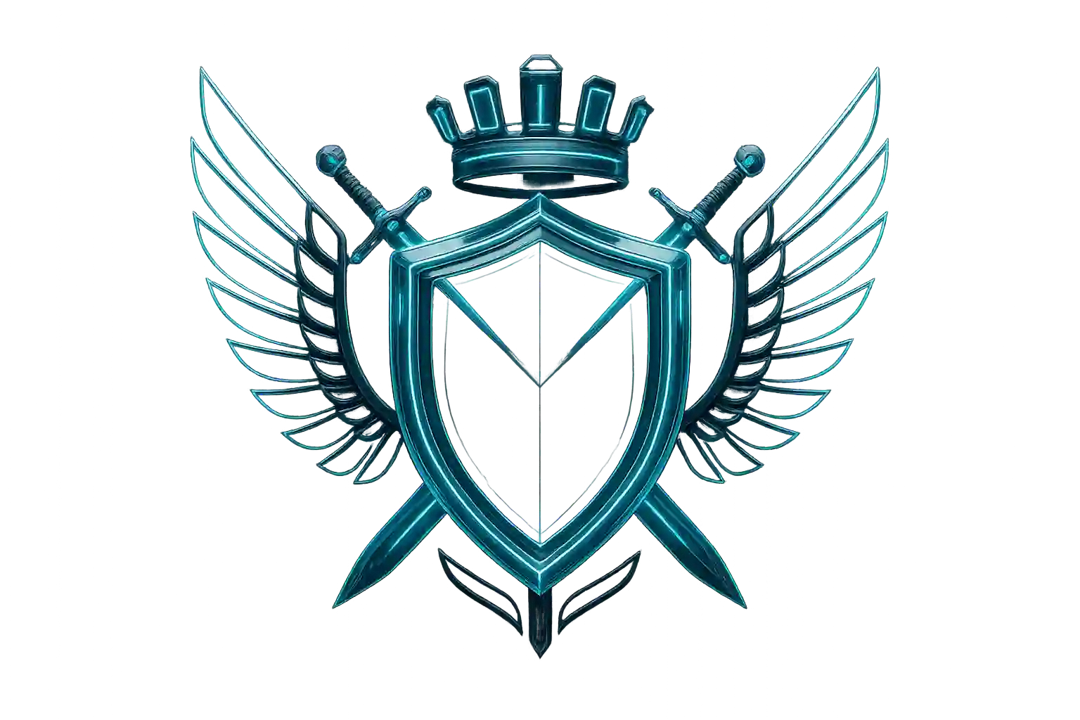 Futuristic AI Crest Generator