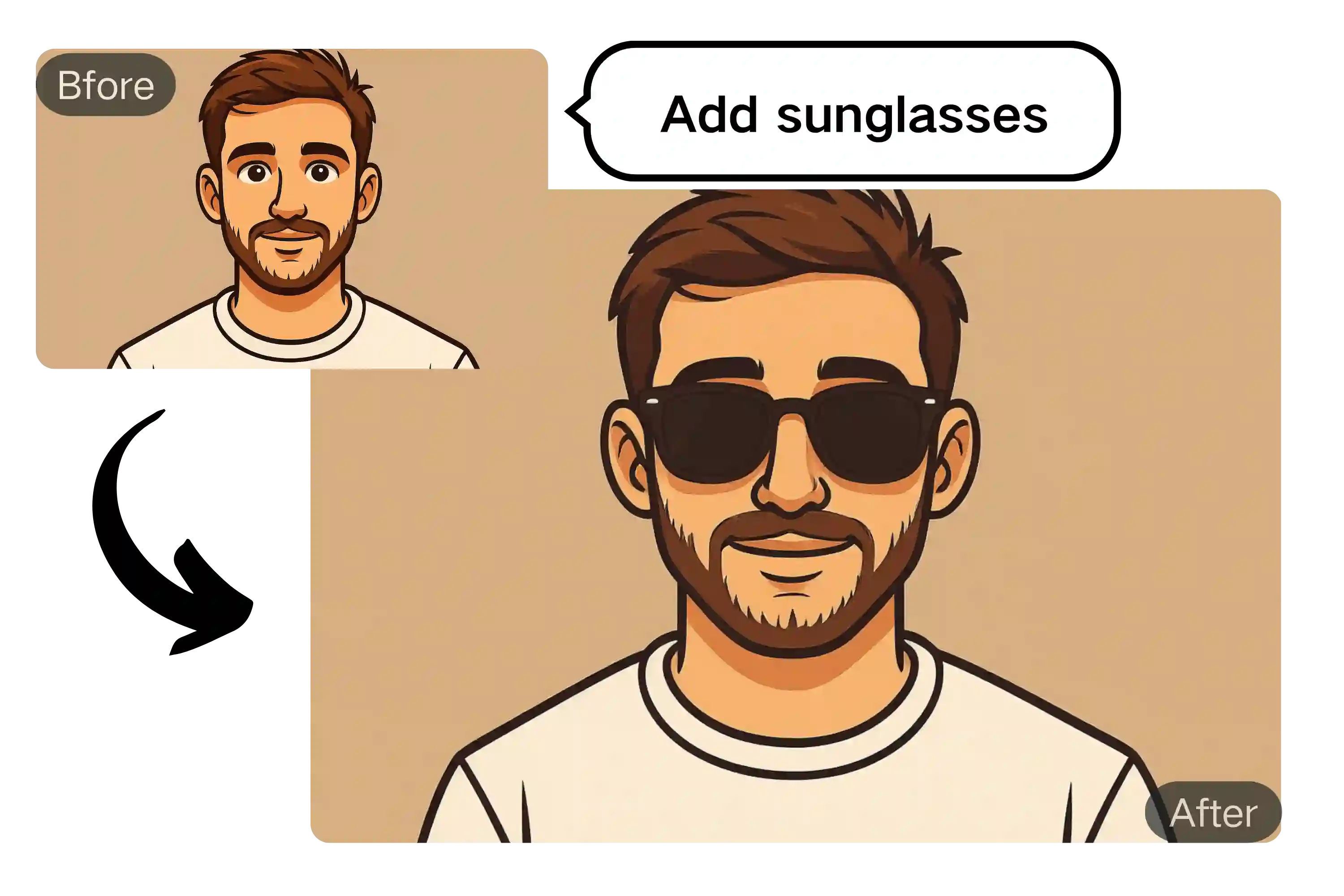Shape Your Cartoon with AI Creativity