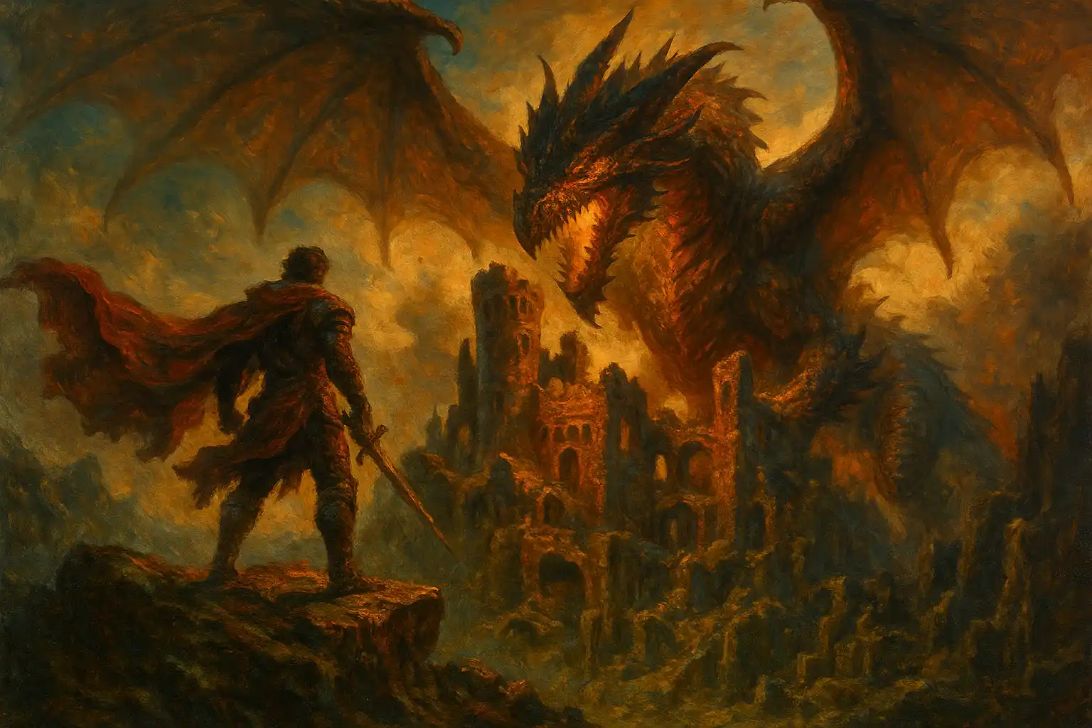 Dramatic Fantasy Book Cover