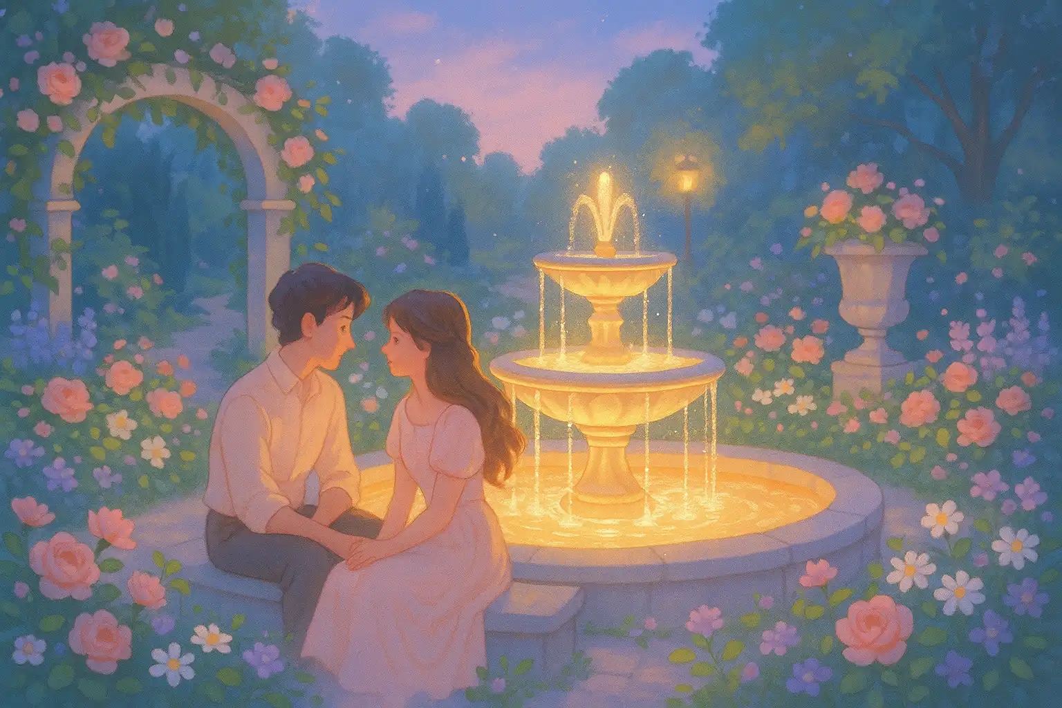 Romantic Fairytale Scene
