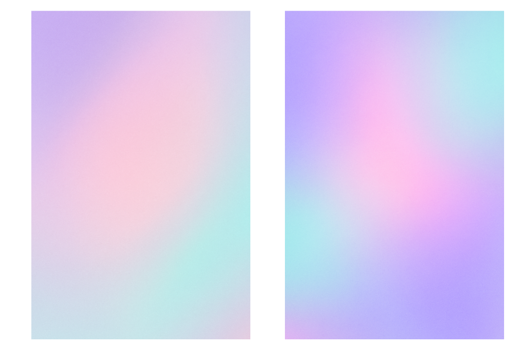 Diseños con Gradiente Pastel