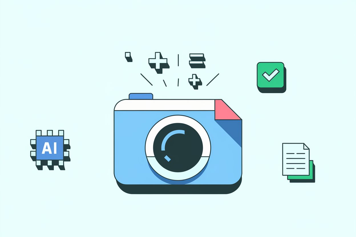 写真解析によるスムーズな数学解決