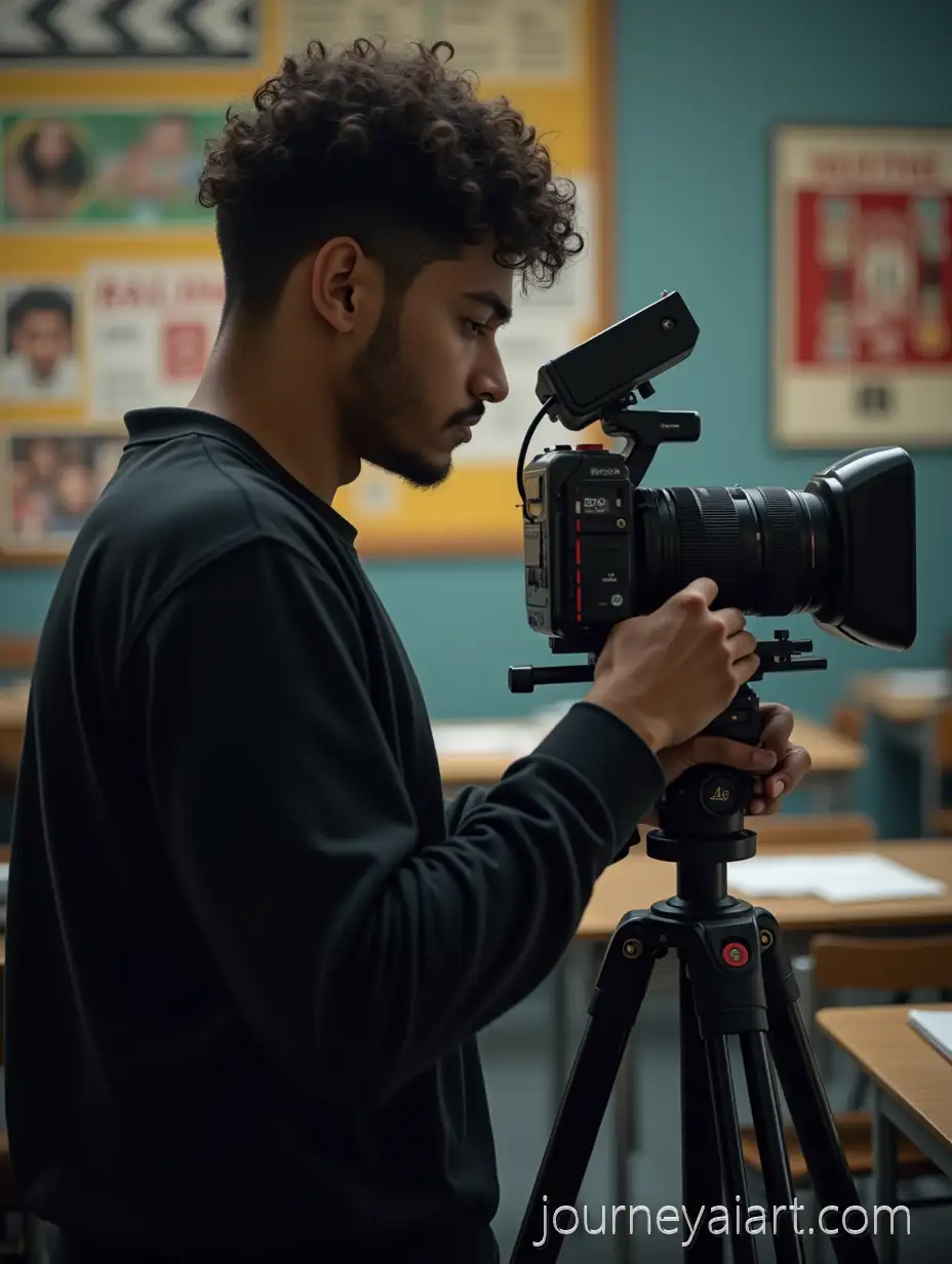 Indian-Male-College-Student-Operating-Cinema-Camera-in-Modern-Film-Studio-Classroom