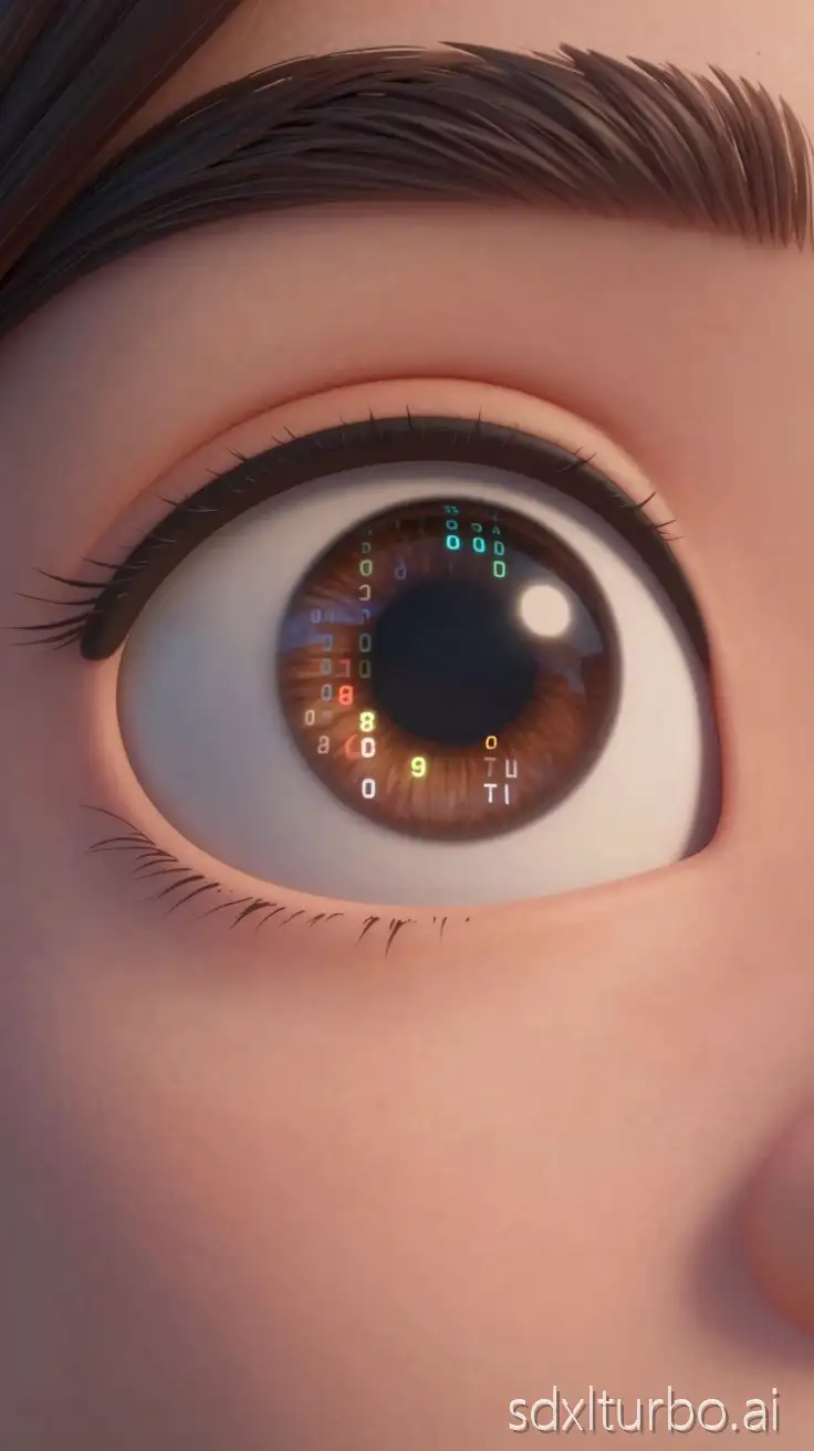 extreme close up of human eye reflecting digital code, realistic skin pores, cinematic lighting, ultra realistic macro photography, dark atmosphere, shallow depth of field, film grain --ar 9:16 --v 6 --style raw
