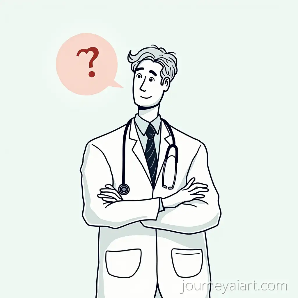 Confident-Doctor-Reflecting-on-Patients-Health