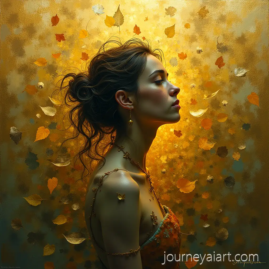 Ethereal-female-figure-dissolvingEthereal-Female-Figure-Dissolving-into-Painted-Leaves-with-Warm-Gold-Backlight