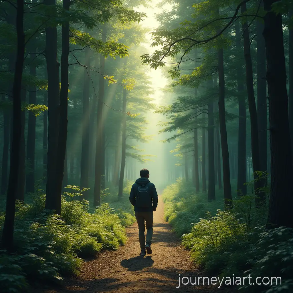 A-Peaceful-Walk-in-the-Forest-Surrounded-by-Natures-BeautyForest-Walk-Exploration