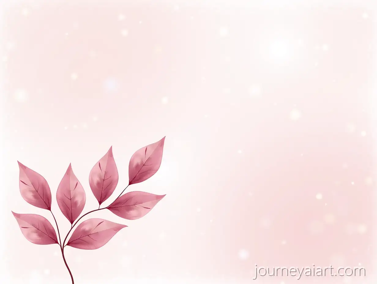Stylized-Burgundy-and-White-Leaves-in-Dreamlike-Painterly-Style