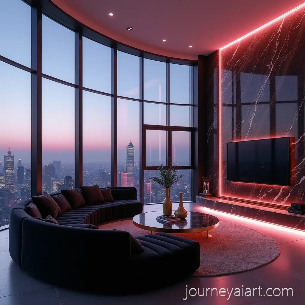 LuxuryKPop-Penthouse-Living-Room-KPop-Group-Penthouse-Living-Room-with-Twilight-Seoul-Skyline-and-BlackpinkInspired-Interior-Design