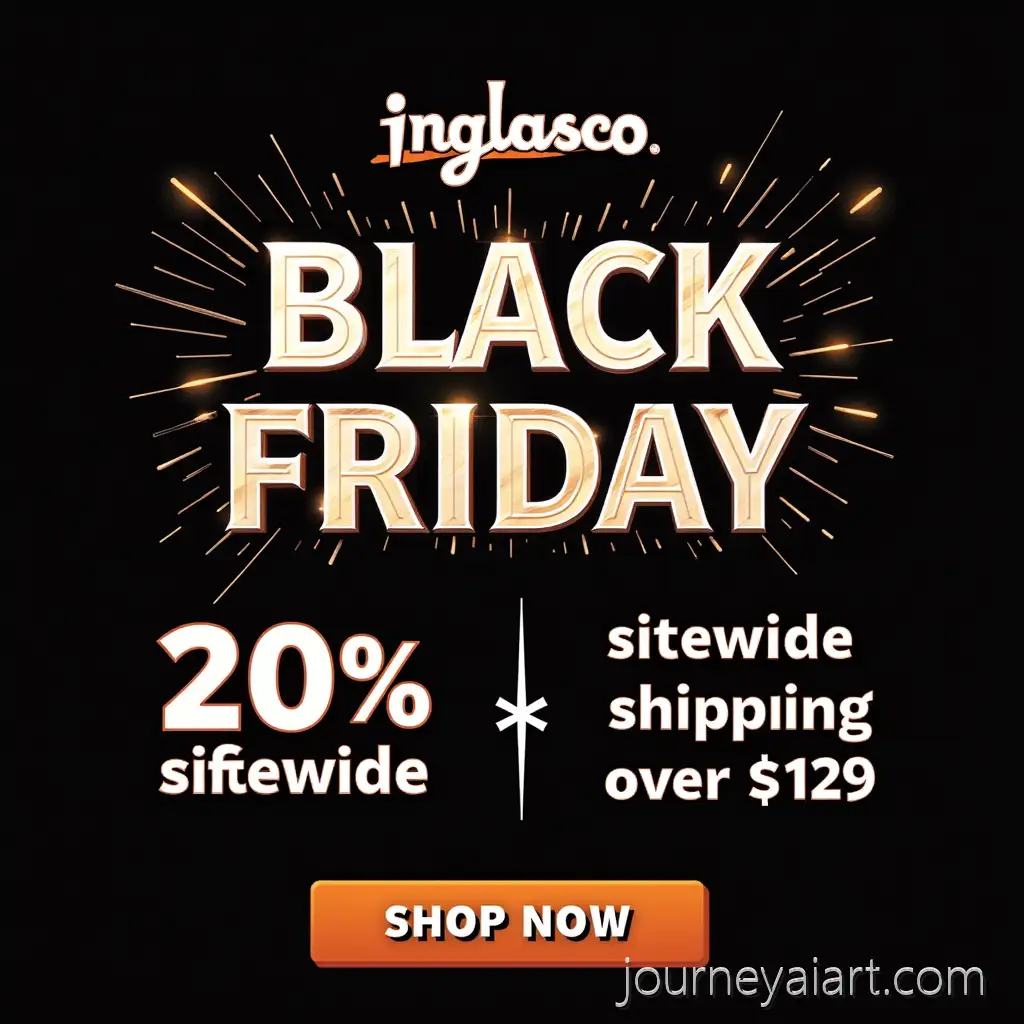 Inglasco-Black-Friday-Sale-Banner-with-20-Off-and-Free-Shipping-Promo