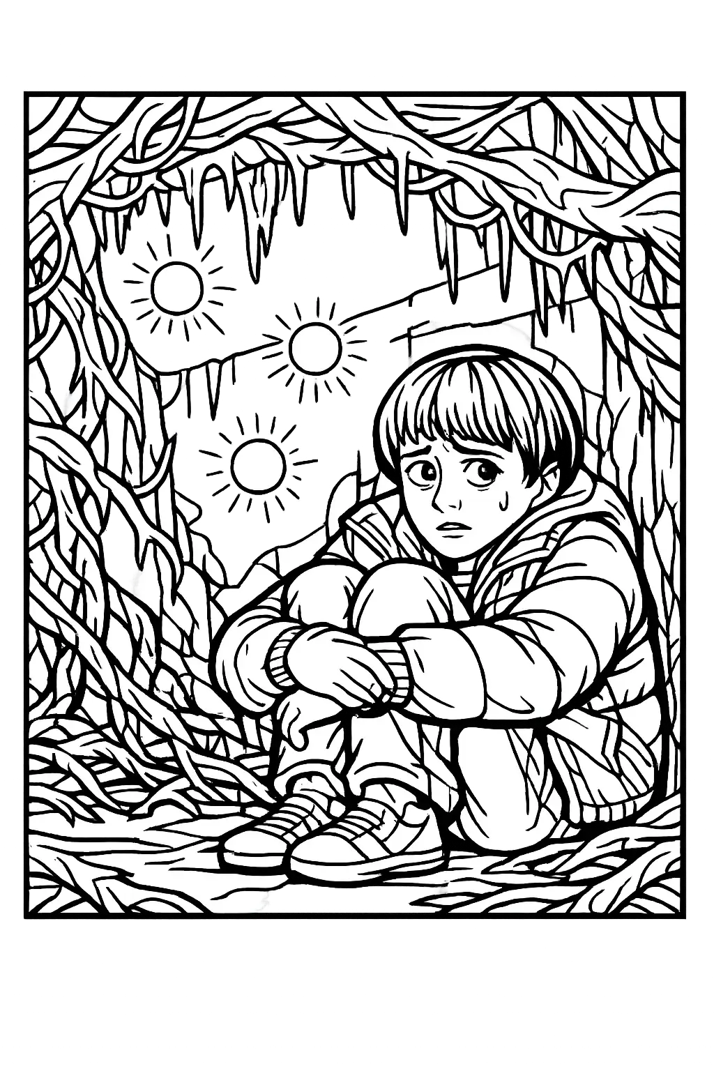 Free stranger things coloring page generator – 18 stranger things ...