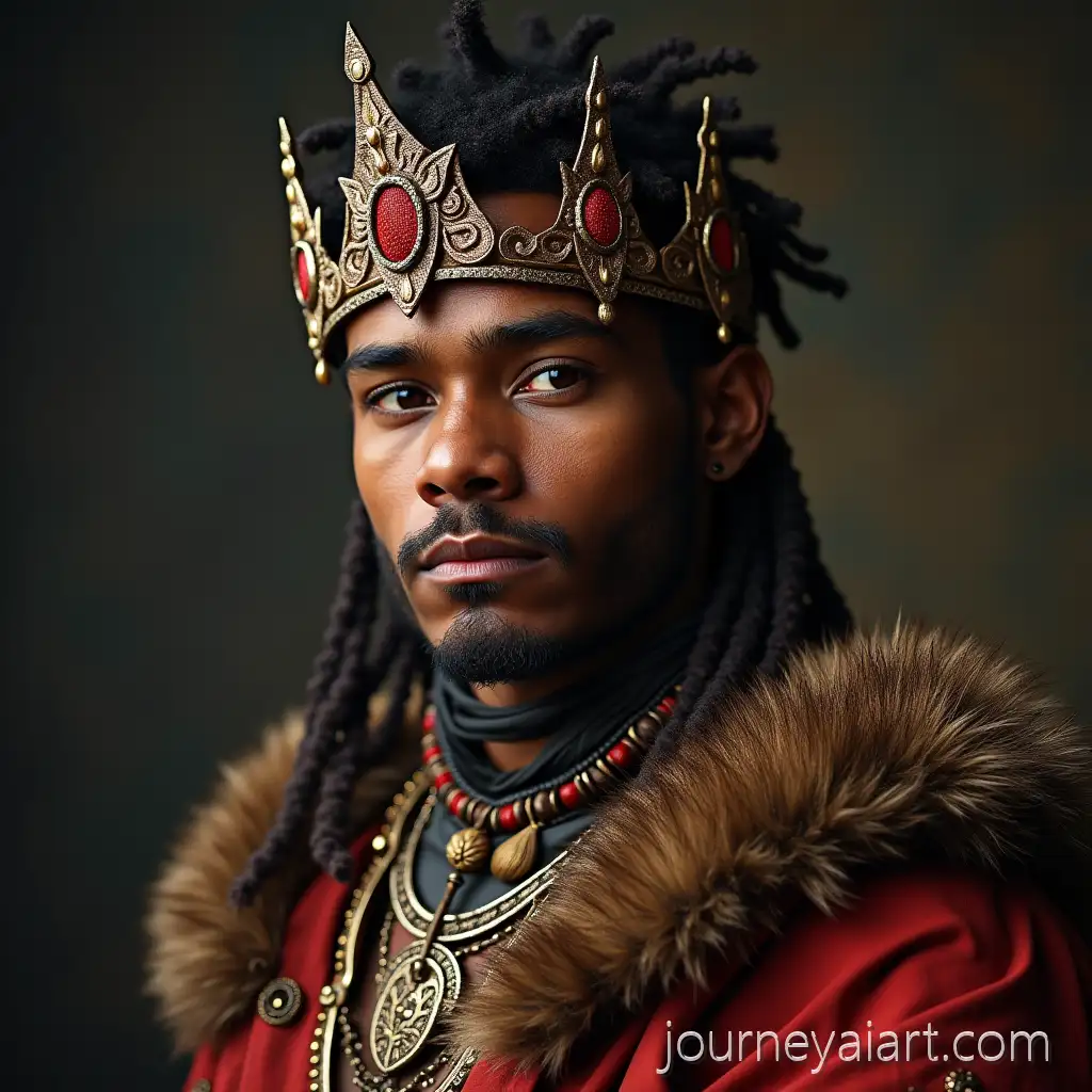 Young-King-Efrain-from-the-Tribe-in-Super-Realistic-Style