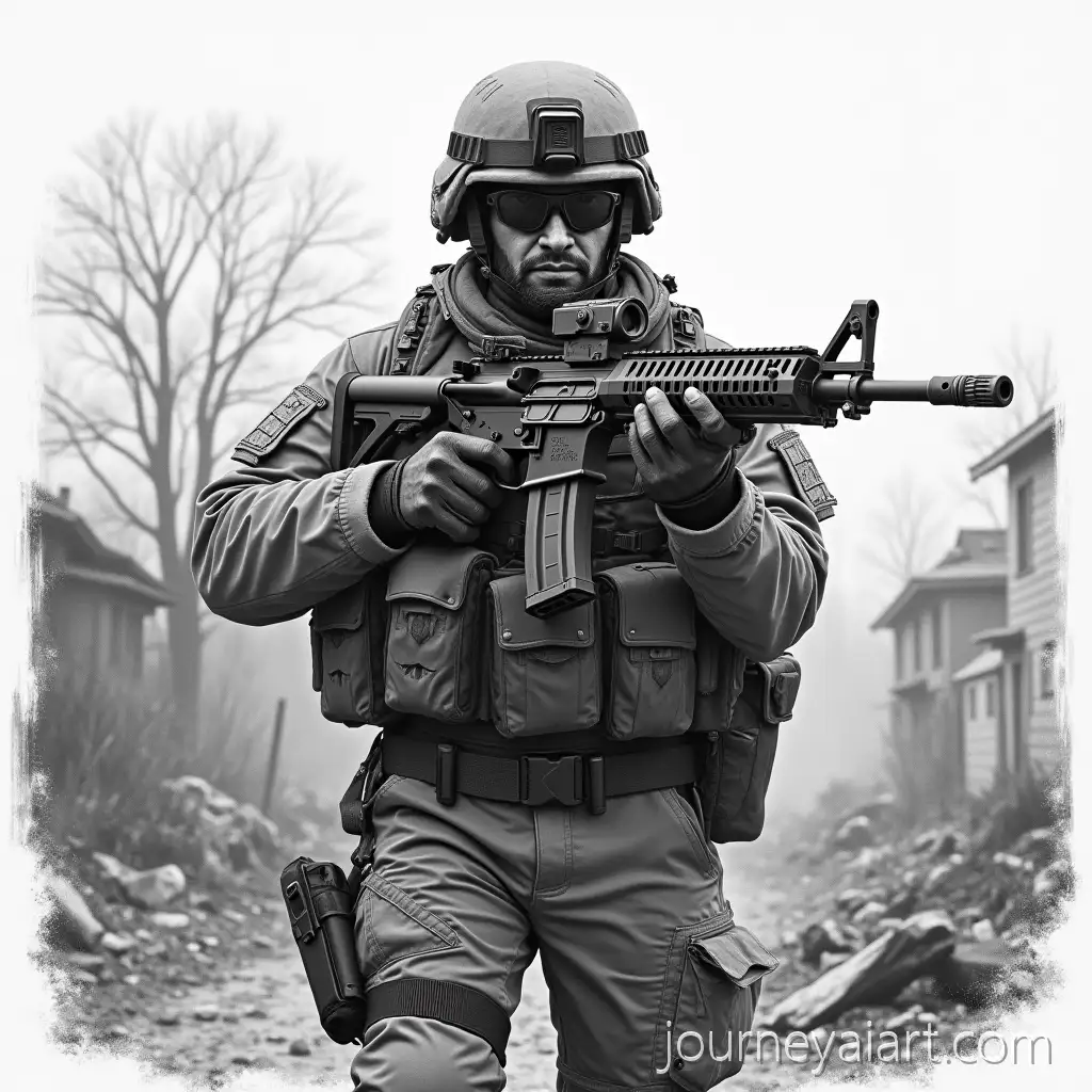 HeroicSoldier-in-Military-Operation-Soldier-in-Full-Military-Gear-on-Ukrainian-Battlefield-Amid-WarTorn-Landscape