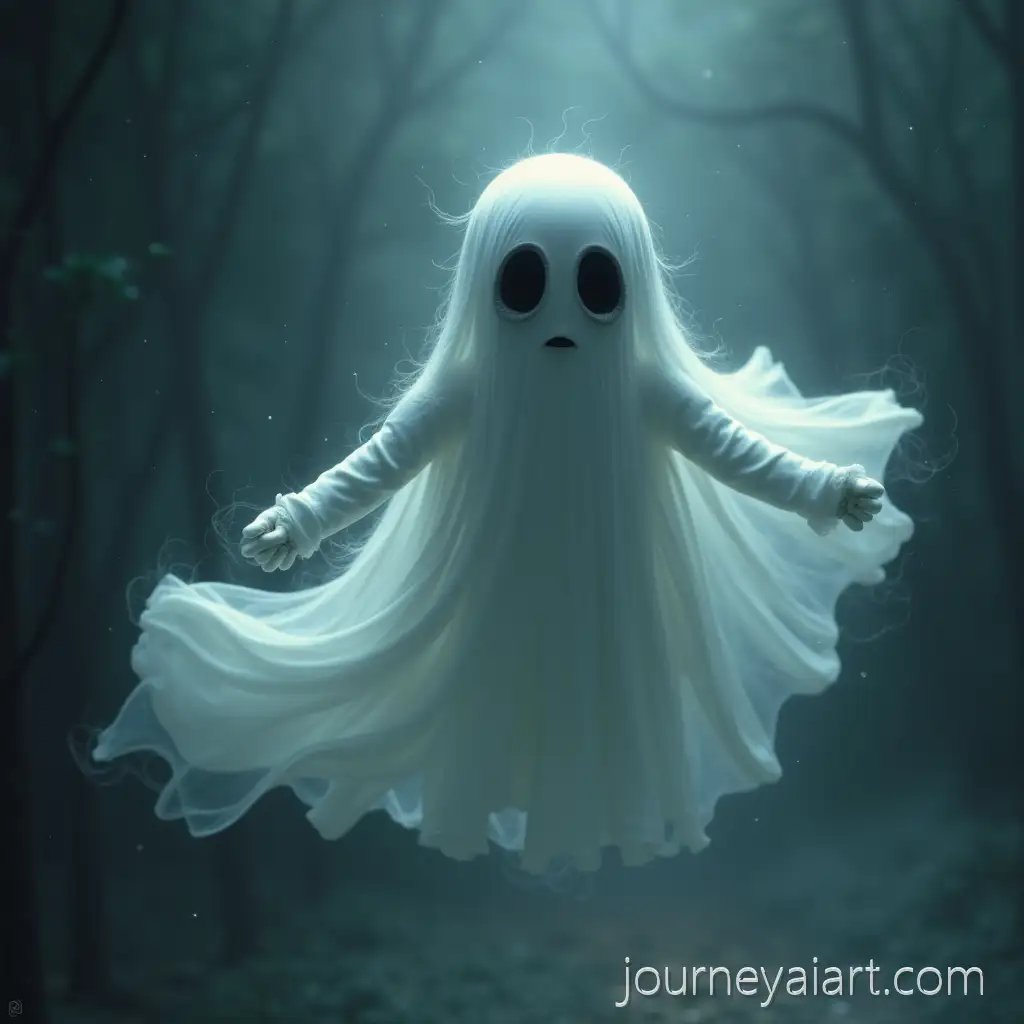 Ghost-Girl-Flying-and-Staring-at-the-Camera