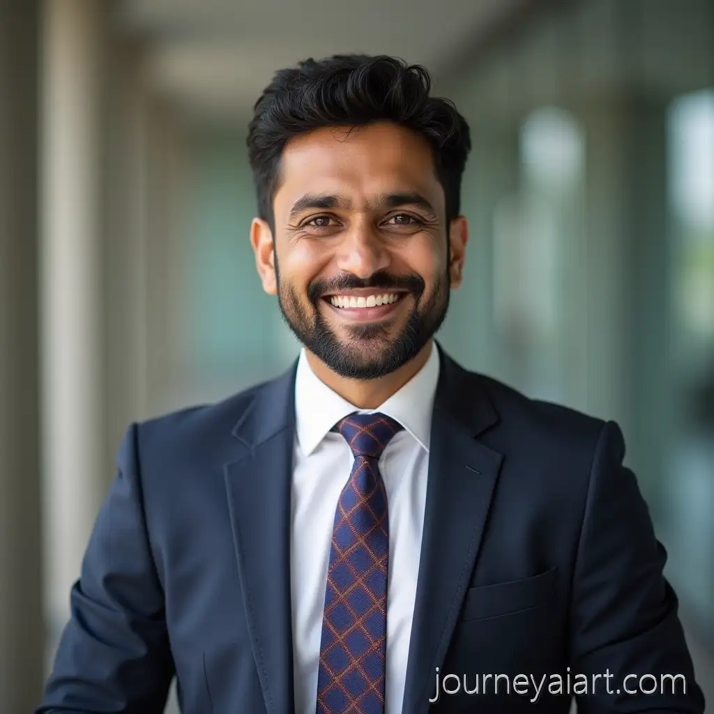 Joyful-Bangladeshi-Man-in-Formal-Attire-Celebrating-Tax-Compliance
