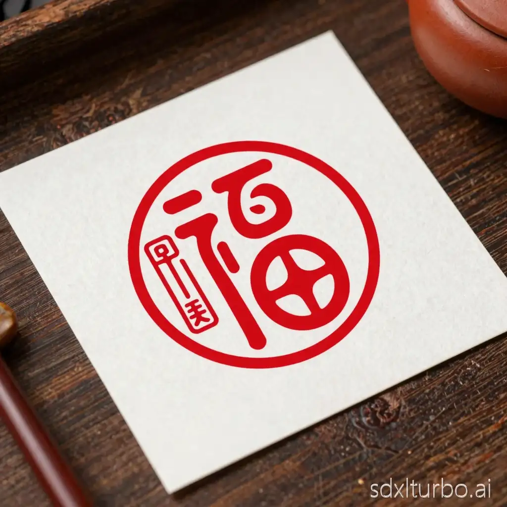 Putian Intangible Cultural Heritage Red Ball themed seal carving logo, regional intangible cultural heritage cultural inheritance core symbol, suitable for official cultural tourism, time-honored food, intangible cultural heritage cultural and creative product full-scenario application, core temperament is solemn and ancient, thick and substantial with depth, combining stone texture and intangible cultural heritage inheritance sense, conforming to trademark registration specifications
