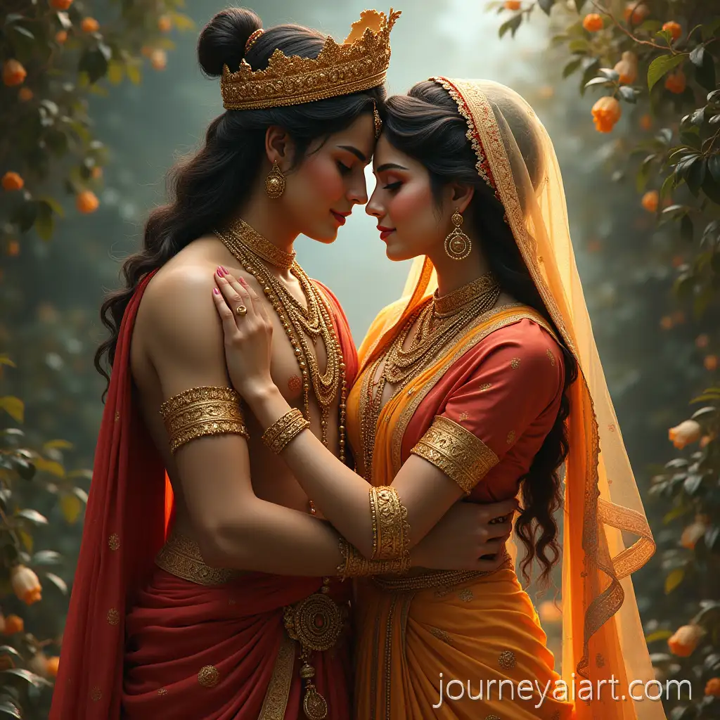 Divine-Couple-Radha-Krishna-in-Sacred-Embrace