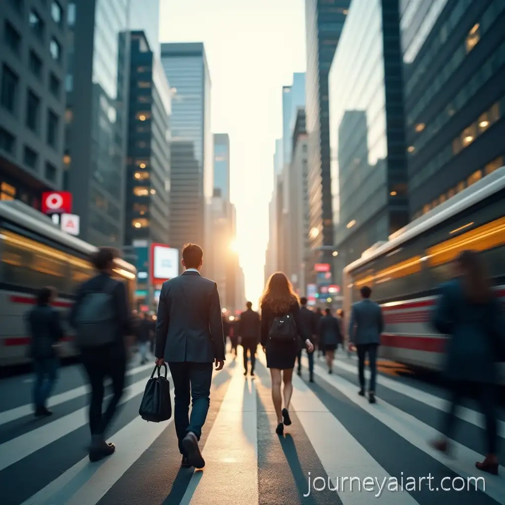 Professionals-Walking-in-Busy-Metropolitan-Street-DuringMetropolitan-Street-Morning-Rush-Morning-Rush-Hour