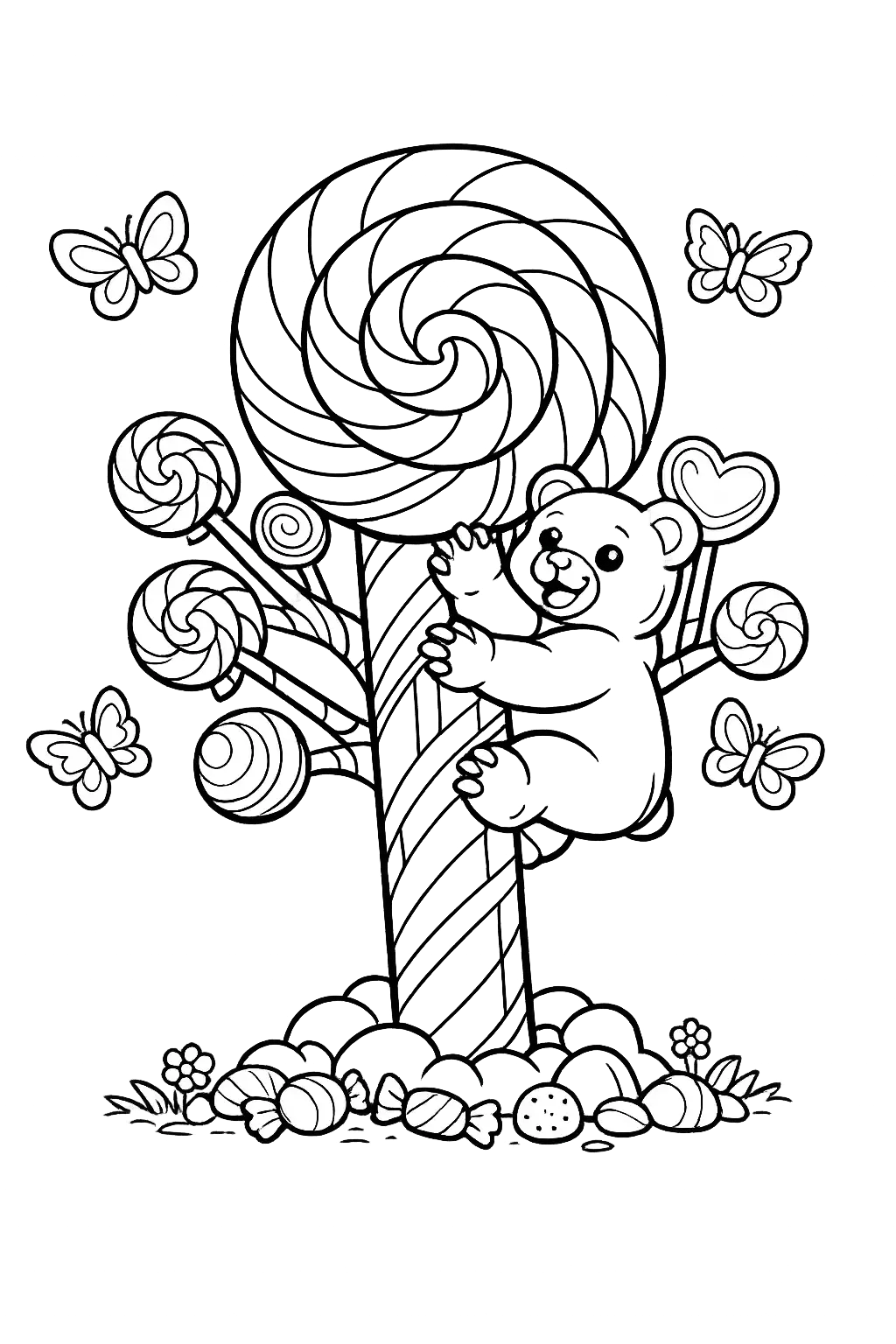 Free gummy bear coloring pages generator – 17 gummy bear coloring pages ...