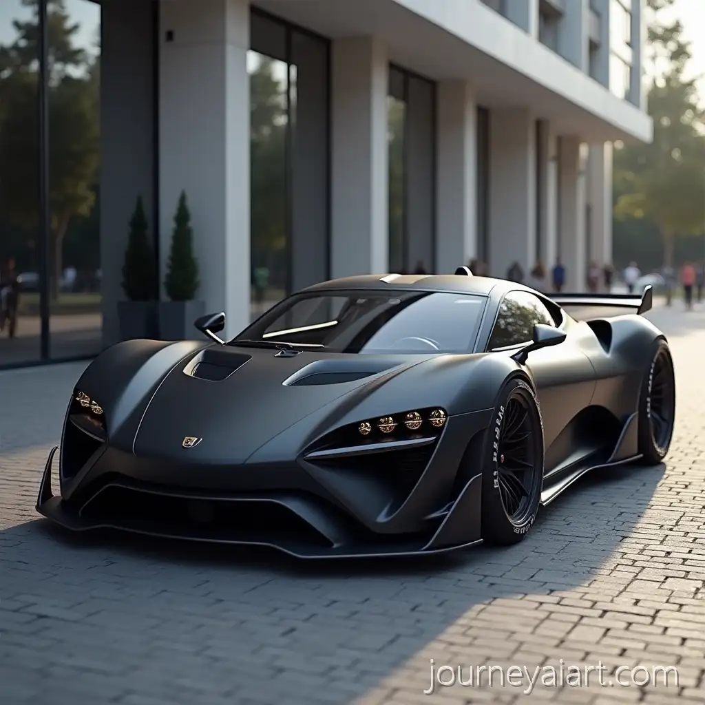 UltraAggUltra-Aggressive-Matte-Black-Hypercarressive-Matte-Black-Hypercar-in-Realistic-Detail