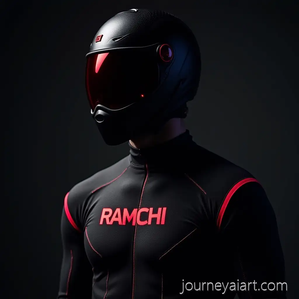 Extreme-Sports-Athlete-in-Matte-Black-CarbonFiber-WingsuitExtreme-Sports-Athlete-Wingsuit-with-Red-Neon-Accents