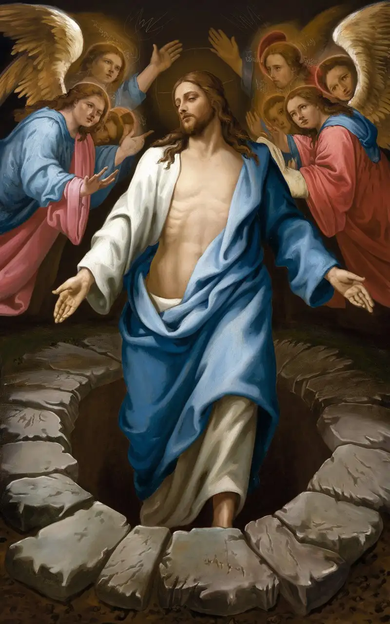 LORD JESUS CHRIST was buried in the grave after his death,
LORD JESUS CHRIST was resurrected by the power of GOD,
LORD JESUS CHRIST was praised and glorified by the angles,