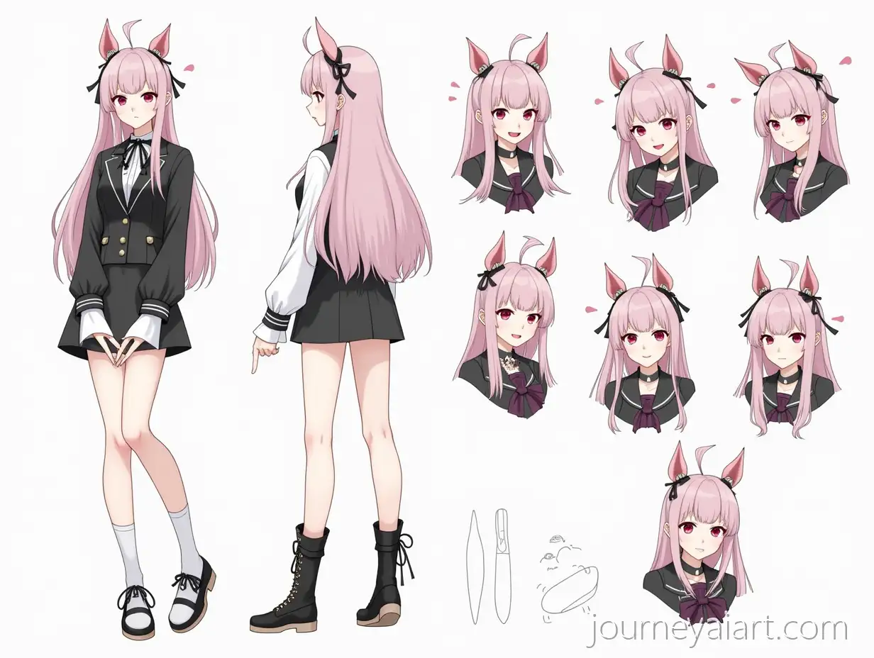 Gothic-Fantasy-Female-Anime-Character-Design-with-Expressions