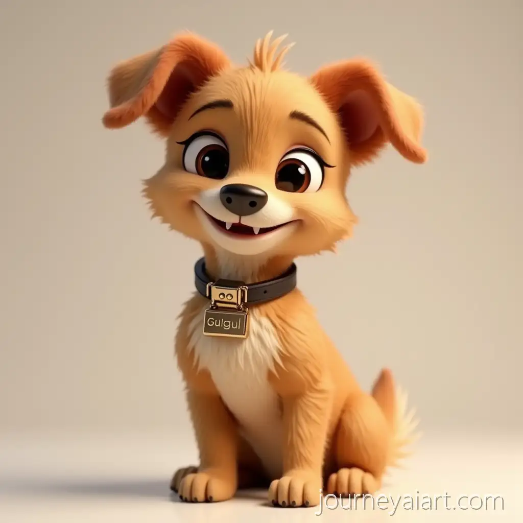 3D-Animated-Friendly-Dog-Mascot-with-Premium-Collar-in-Disney-Pixar-Style