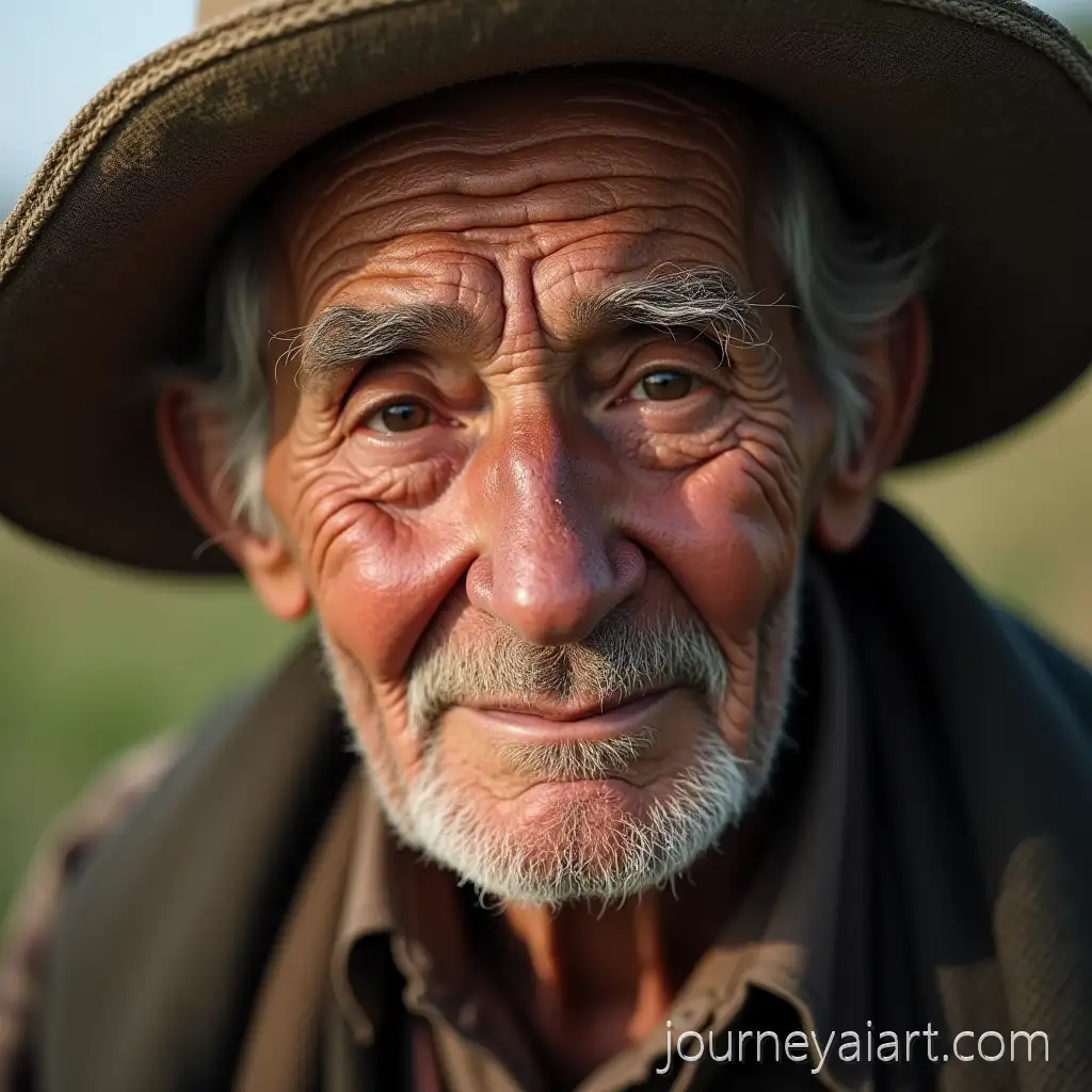 HyperRealElderly-Romanian-Peasant-Portraitistic-Portrait-of-an-Elderly-Romanian-Peasant-in-Traditional-Rural-Clothing