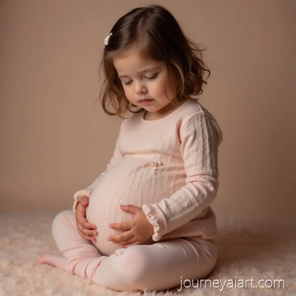 Pregnant-Woman-Photoshoot-Celebrating-Baby-Girl-with-Natural-Expressions