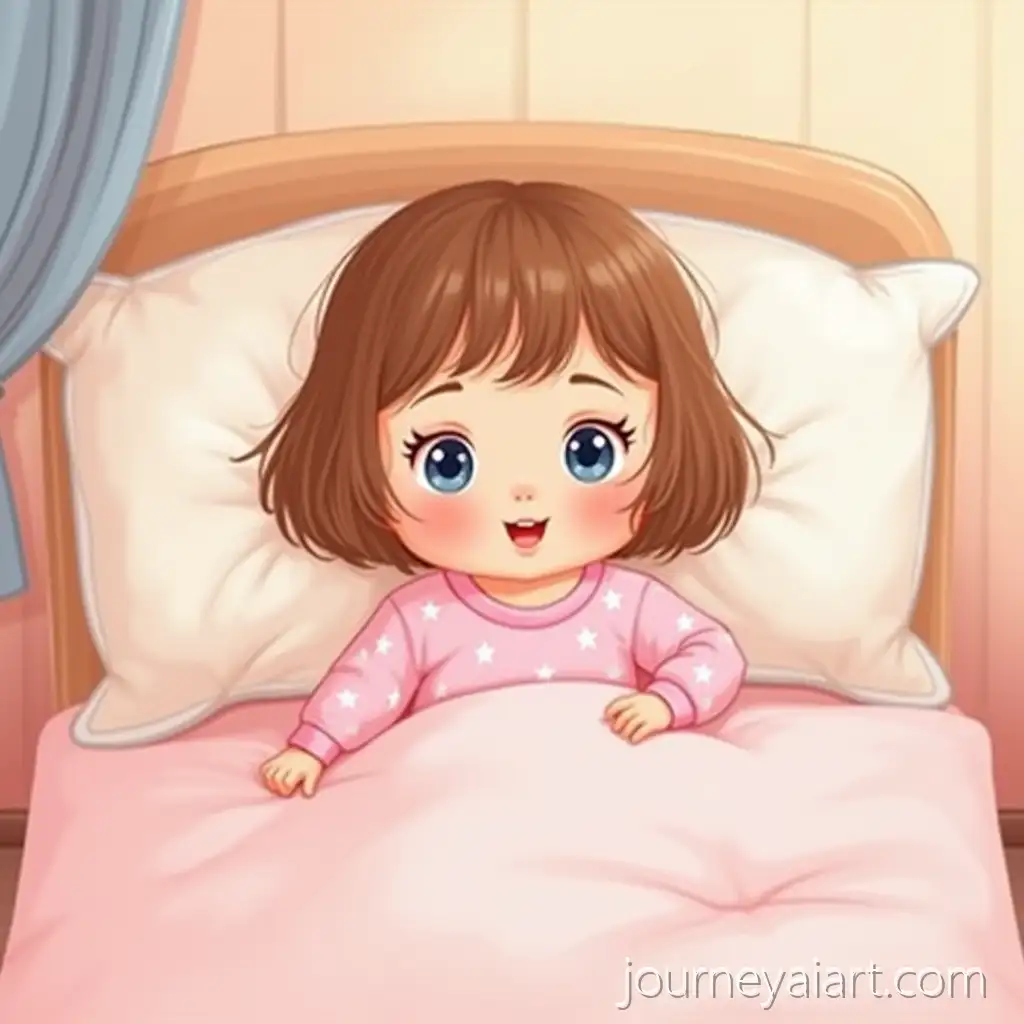 Tucking-Elizabeth-into-Bed2YearOld-Girl-Being-Tucked-into-Bed-by-Mother-in-Soft-Cartoon-Style