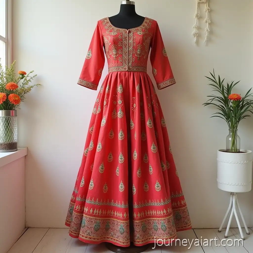 Elegant-Traditional-Salwar-Kameez-in-a-Beautiful-Cultural-Setting