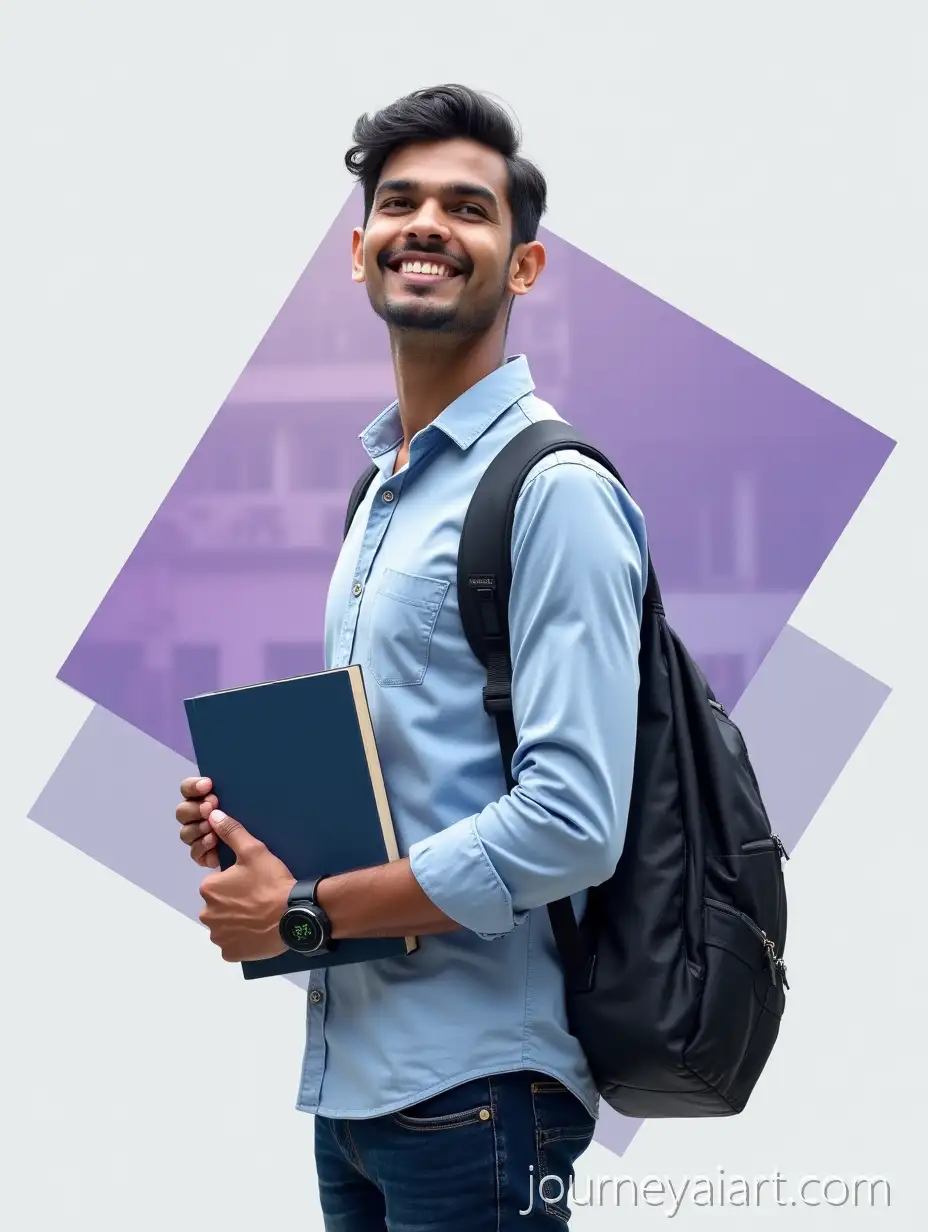 UltraRealistic-Indian-Male-College-Student-Holding-Finance-and-Marketing-Books-on-Modern-University-Campus
