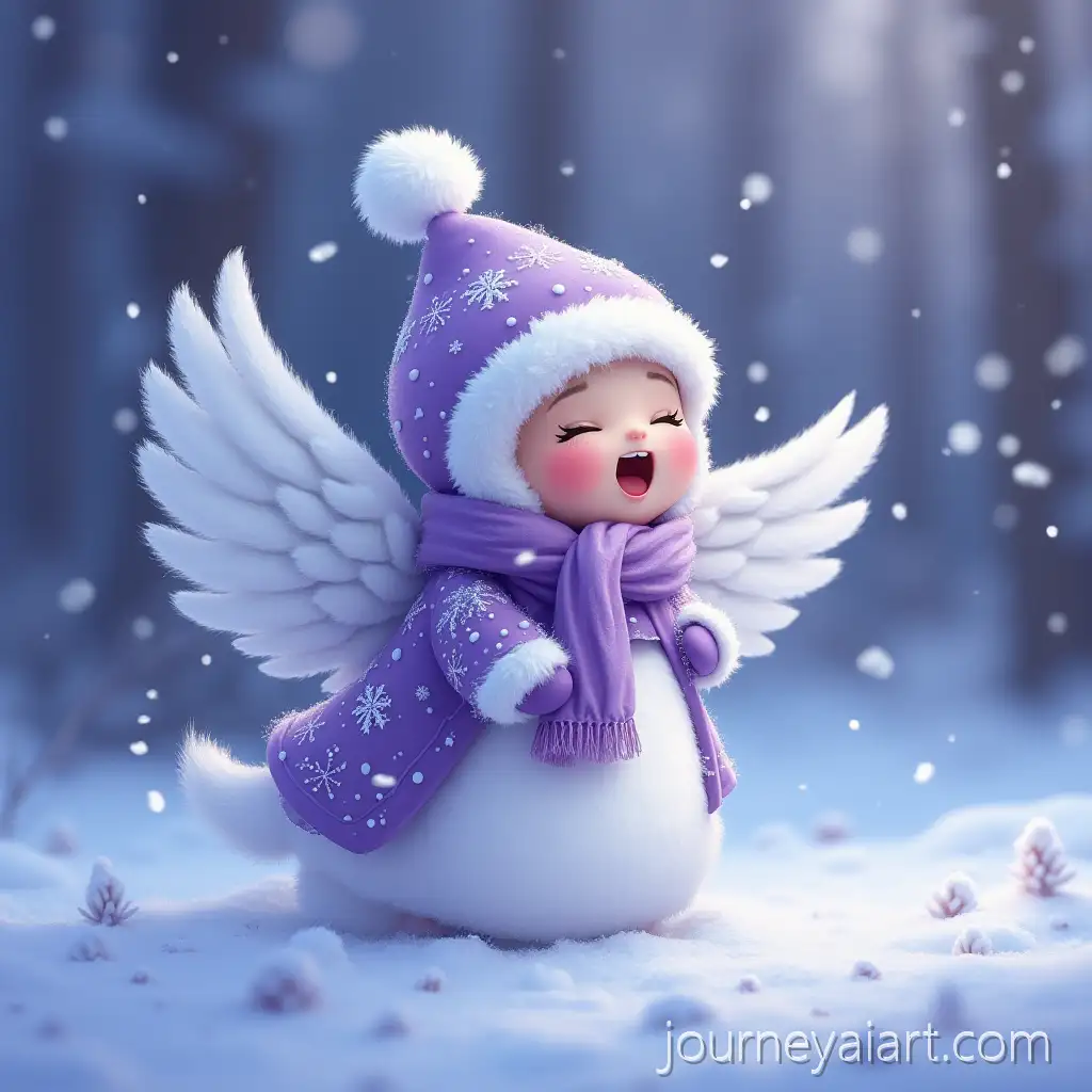 SnegurochkaSnegurochka-singing-in-white-Singing-in-White-and-Purple-Costume