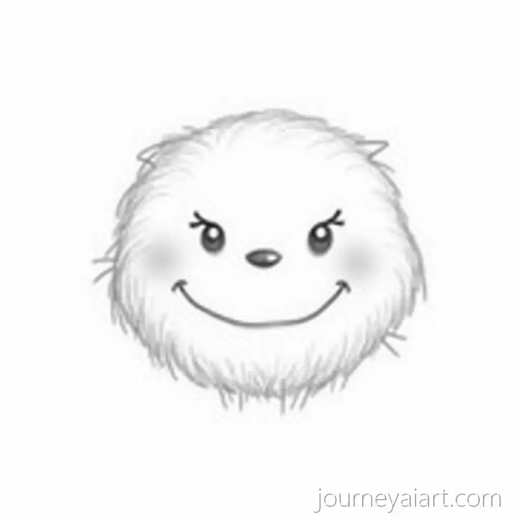 Stylized-Cartoon-Face-Pencil-Sketch-Logo-with-Elegant-Shading