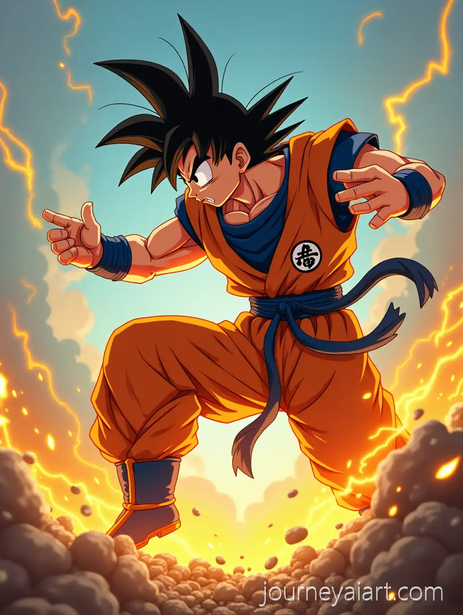 Cosmic-Warrior-Confronting-a-Celestial-Overseer-with-Mystic-Instinct-Power