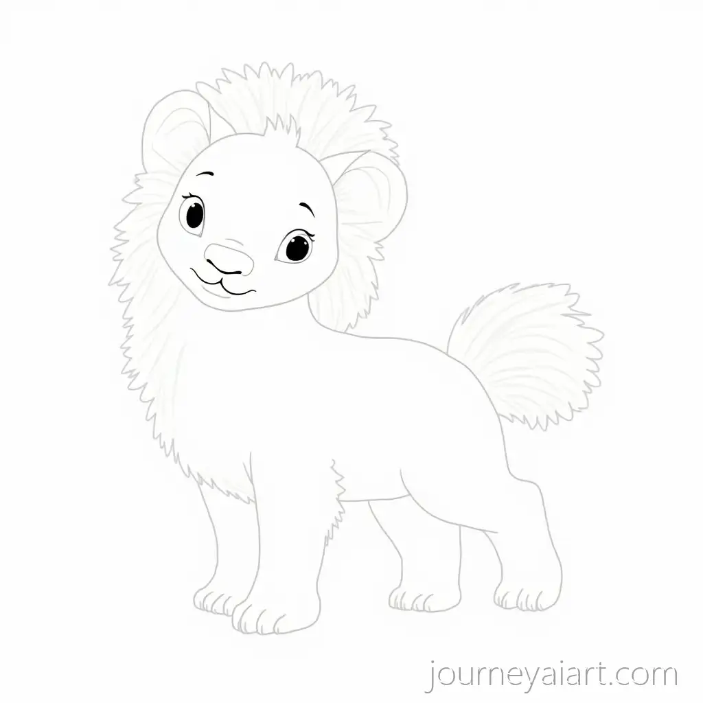 Cute-Animal-Line-Art-Illustrations-for-Childrens-Coloring-Book
