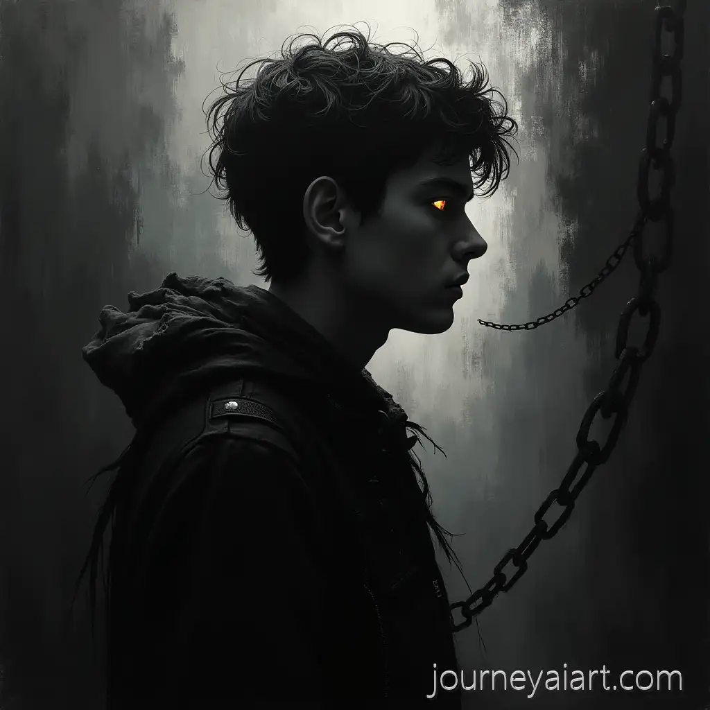 DarkDark-fantasy-portrait-Fantasy-Portrait-of-a-Young-Man-with-Glowing-Eyes-and-Shadow-Chains