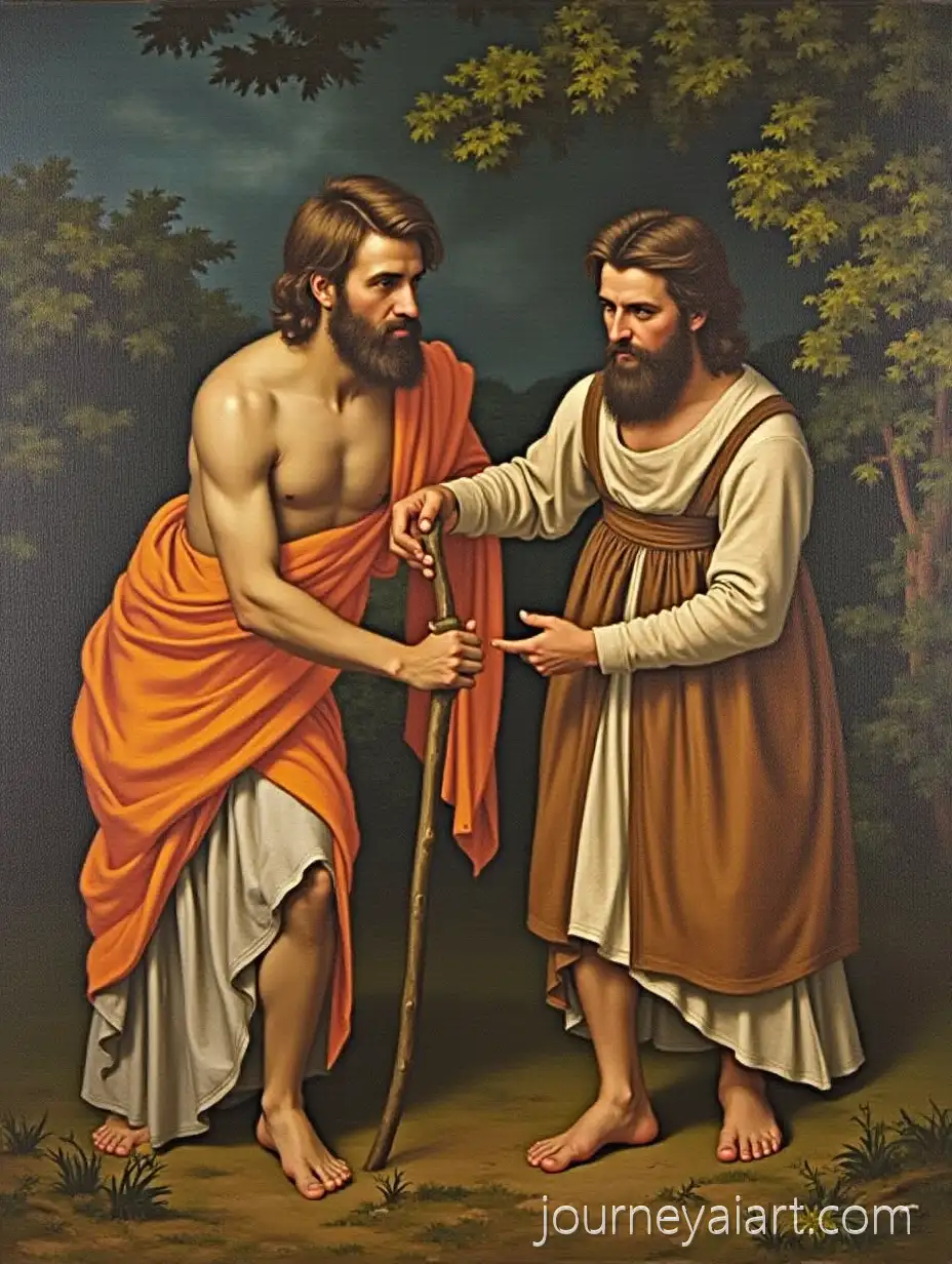 Historical-Painting-of-Kolokotronis-and-Karaiskakis-in-1821
