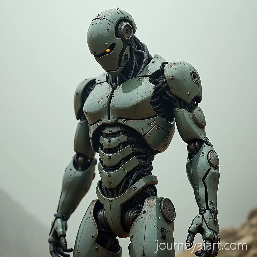 HalfHuman-HalfRobot-Monster-Concept-Art