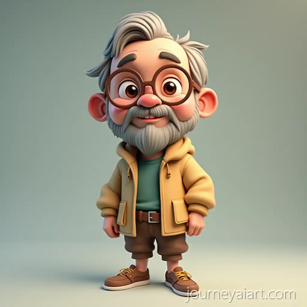 AI-Art-Prompt-Expansion3D-Cartoon-Philosopher-Character-Illustration