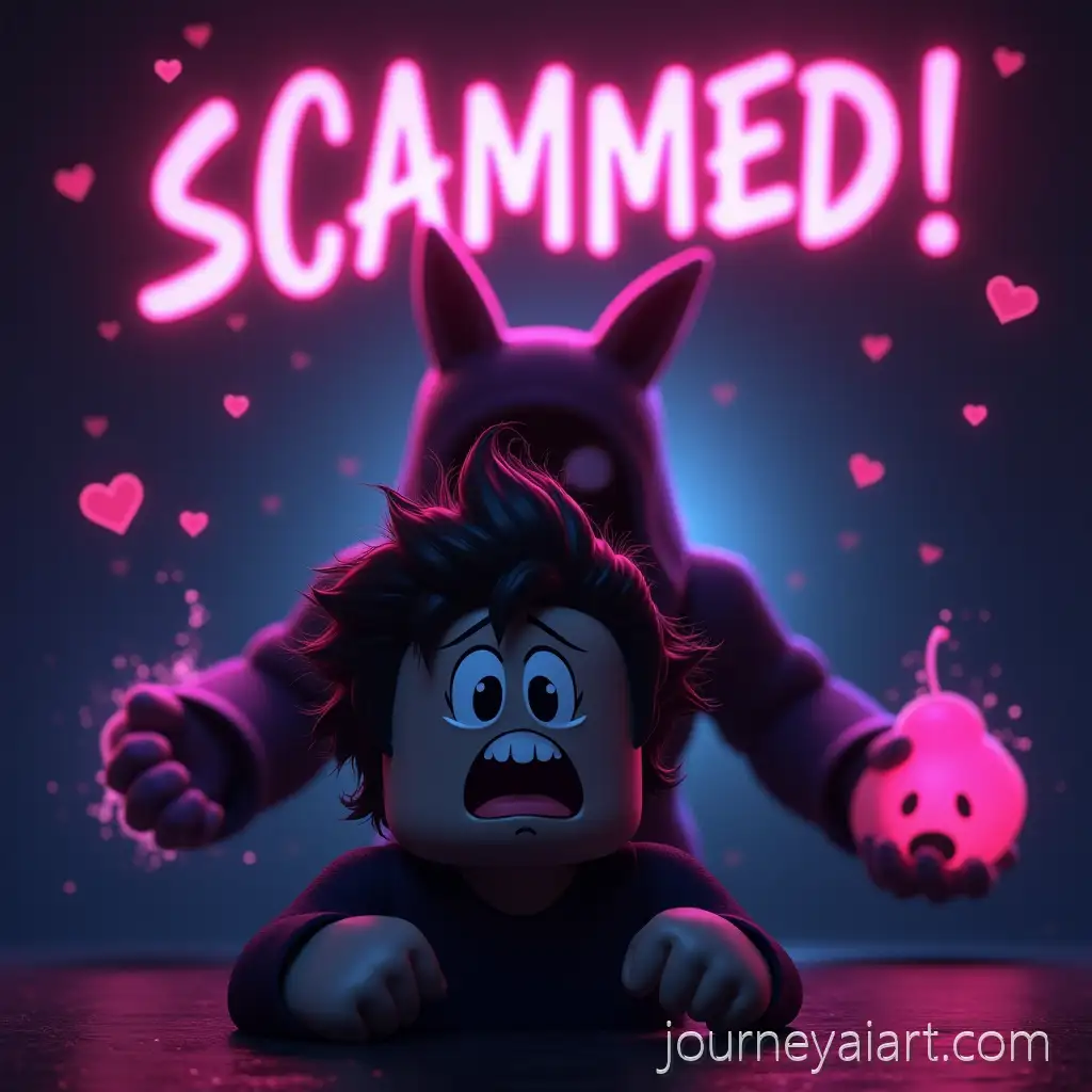 Shocked-Roblox-Character-Cries-Over-Broken-Heart-in-Blox-Fruits-Scam-Scene