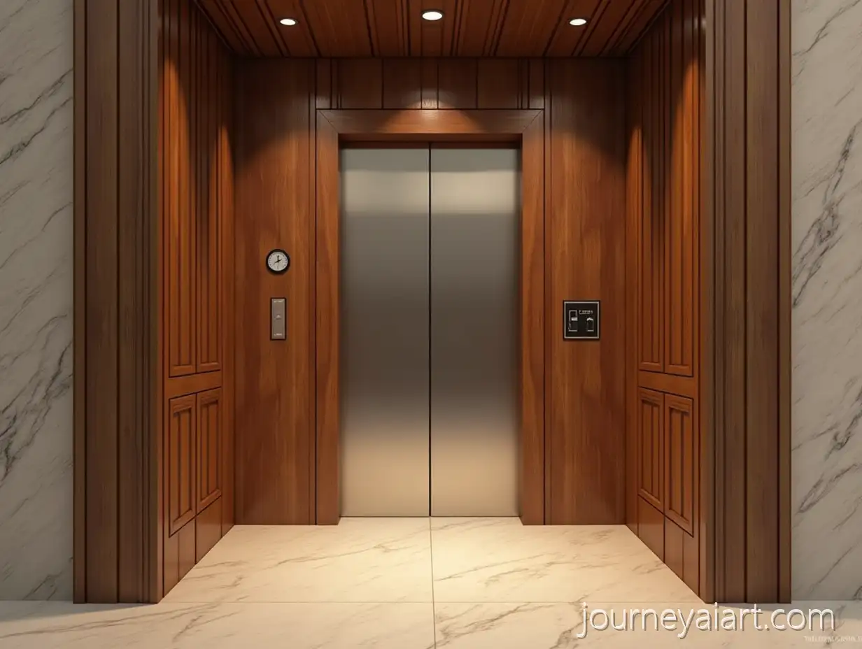 Modern-Wooden-Elevator-AdvertisementModern-Wooden-Decorated-Elevator-Advertisement-with-Trust-Message