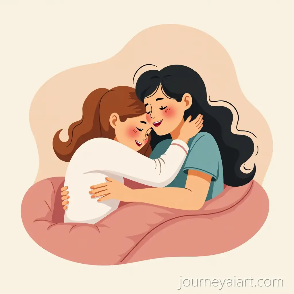 Illustration-of-aComforting-woman-illustration-Comforting-Woman-Offering-Emotional-Support