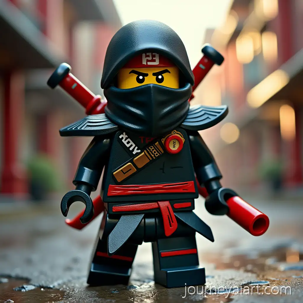 Lego-Ninjago-Brown-Ninja-in-Action