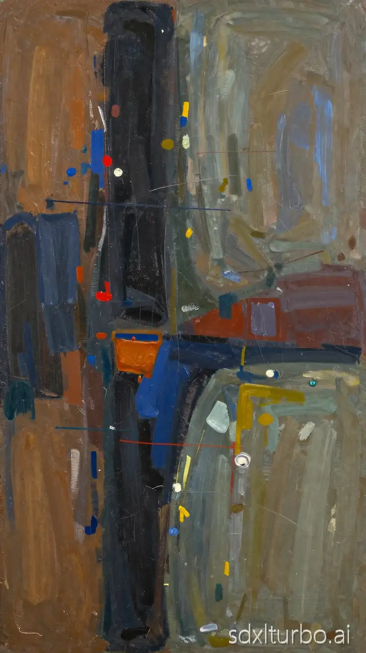abstract expressionistic mood art background with brush strokes