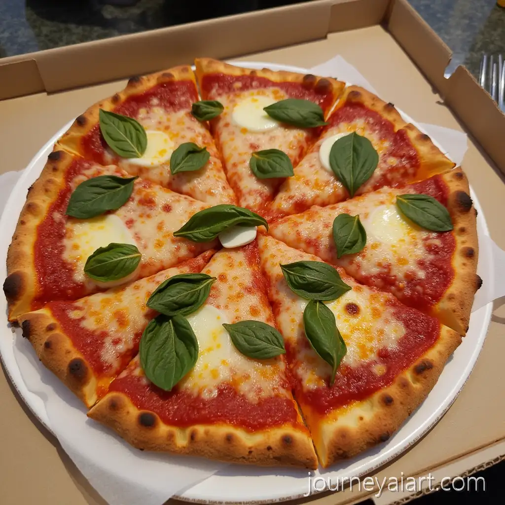 Delicious-Genera-Pizza-with-Fresh-Toppings-on-a-Rustic-Wooden-Table