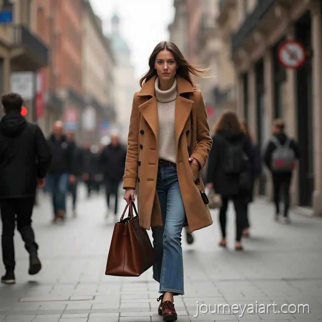 Girl-WalkingGirl-with-lamponi-handbag-Through-Metropolis-with-Lamponi-Brand-Handbag